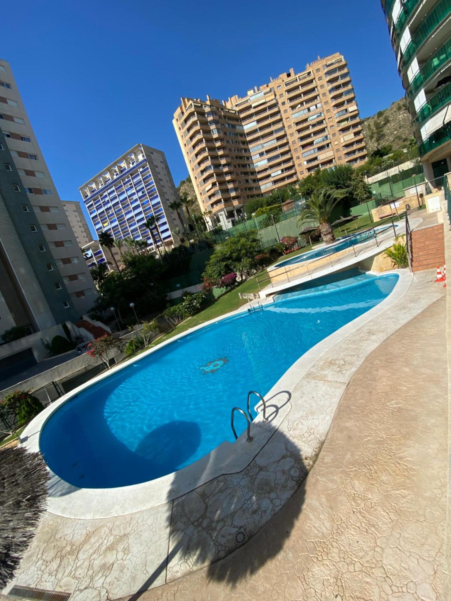 Apartamento Benidorm Con Piscina En La Playa Кала-де-Финистрат Экстерьер фото