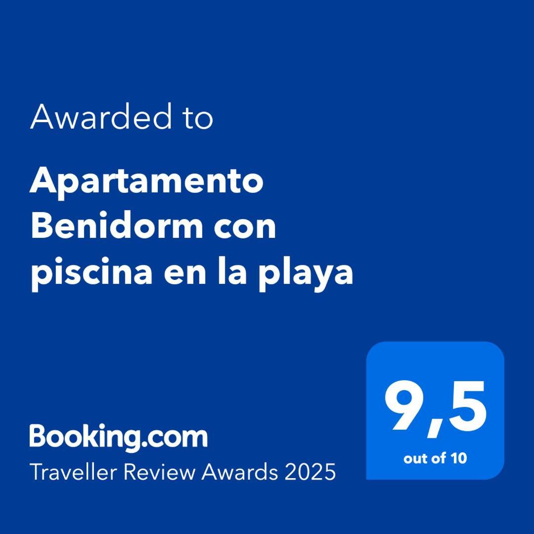 Apartamento Benidorm Con Piscina En La Playa Кала-де-Финистрат Экстерьер фото